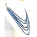 Handmade Tibetan Necklace Lapis Lazuli Coral Gemstone 925 Sterling Silver - E